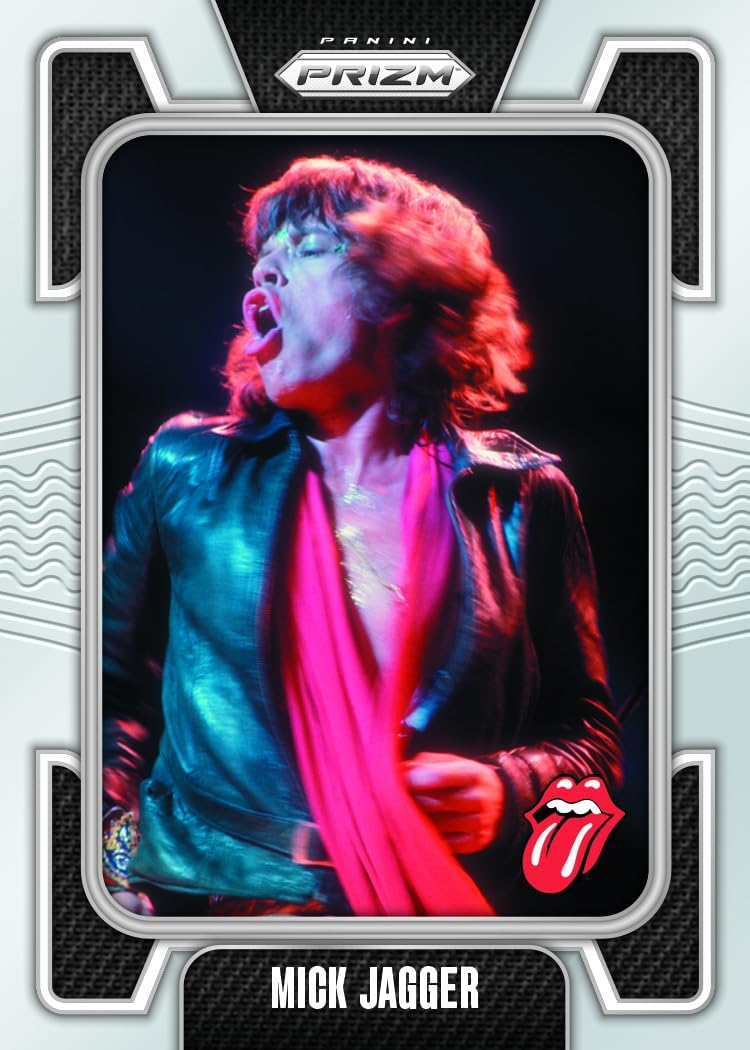 Panini 2025 Prizm The Rolling Stones Trading Card Hobby Mega Box (2 Silver Base Parallels Per Hobby Mega Box)