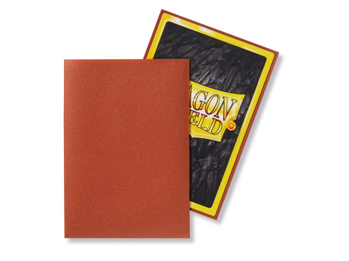 d&d card sleeves Dragon Shield Sleeves: Japanese Matte Copper (60)