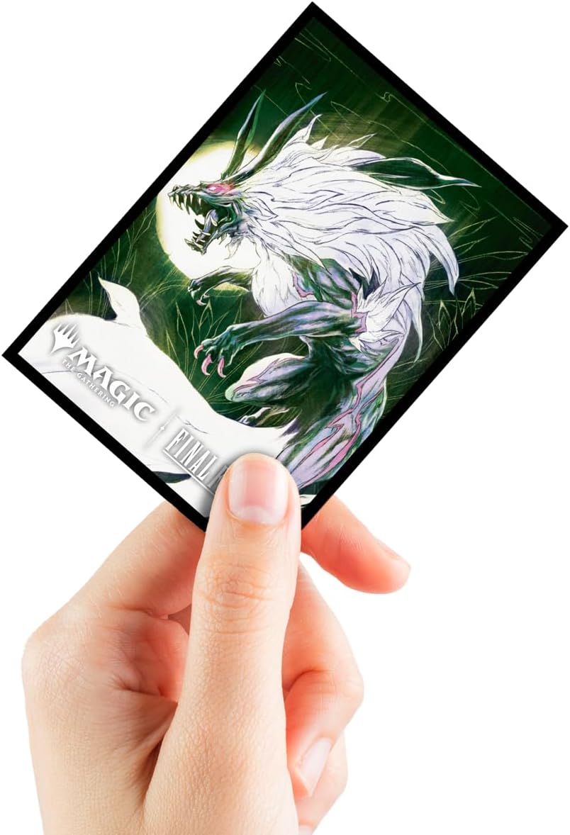 Ultra PRO - Final Fantasy x Universes Beyond Summon Fenrir 100ct Deck Protector Sleeves for Magic: The Gathering | Trading Card Accessories, Collectible Card Game Gear, Final Fantasy Collectibles