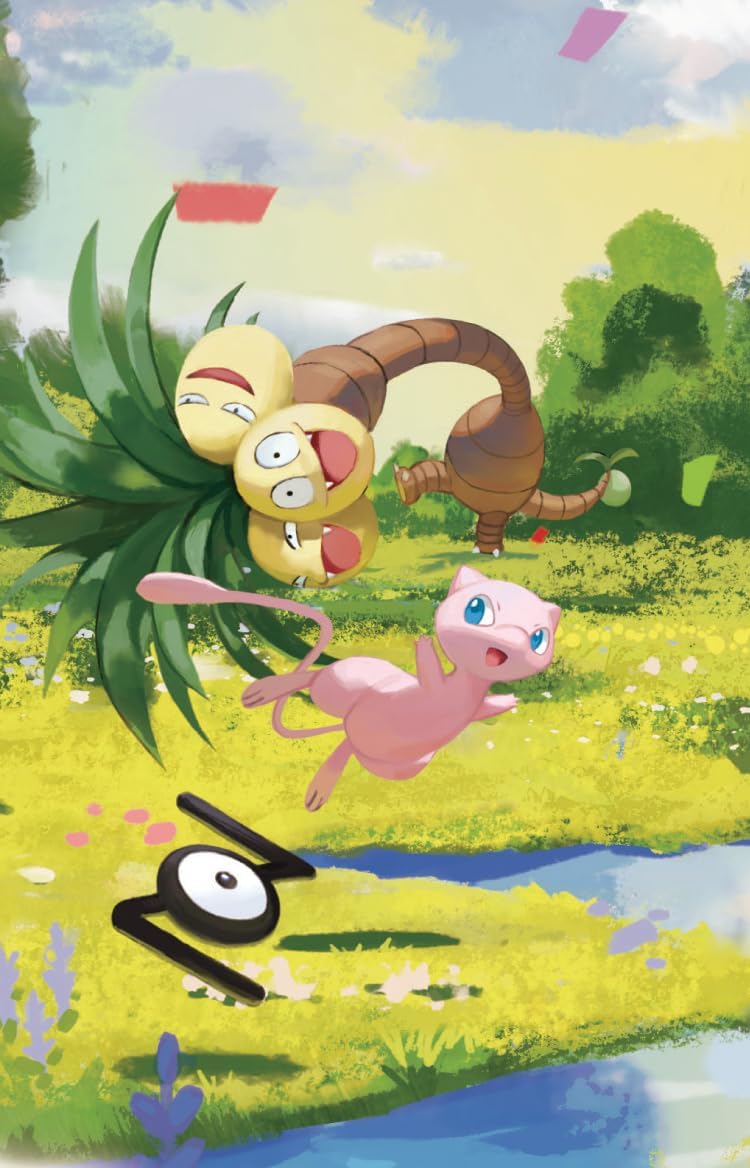 Pokémon: 30th Anniversary Celebration Mini Tin - Mew & Alolan Exeggutor (1 Sticker, 1 Illustrated Card and 2 Upgrade Envelopes)