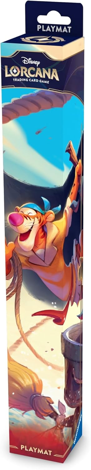 Ravensburger Disney Lorcana TCG: Archazia's Island Playmat featuring Tigger - In The Crow's Nest | Protects Cards | Versatile Game, Desk, or Mouse Pad | Durable Non-Slip Surface | Suitable for Ages 8+ - Presale Ships 03/21/2025