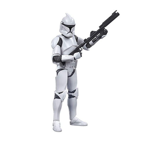 Star Wars The Black Series Phase I Clone Trooper Toy 6-Inch Scale The Clone Wars Collectible Action Figure, Kids Ages 4 and Up,E9367