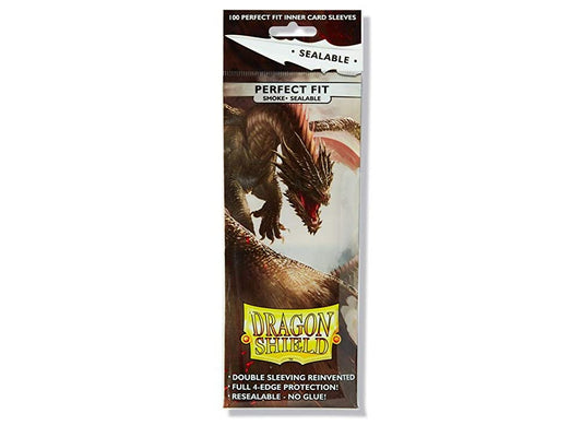 Dragon Shield Standard Size Card Sleeves Sealable Smoke 100CT – MTG Card Sleeves are Smooth & Tough – Compatible with Pokemon, Yu-Gi-Oh!, & Magic The Gathering Card Sleeves