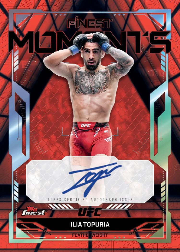 Topps 2025 UFC Finest Hobby Box - 2 Autographs Per Box