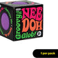Schylling NeeDoh Original Groovy Glob - Sensory Fidget Toy - Purple - Ages 3 to Adult , 1 Count ( Pack of 1)