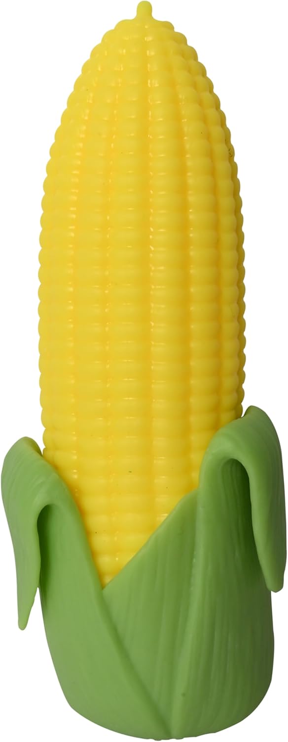 Toymendous Squishy Corn, Jumbo 9-Inch Squishy Vegetable with Removable Husk, Sensory Fidget Toy