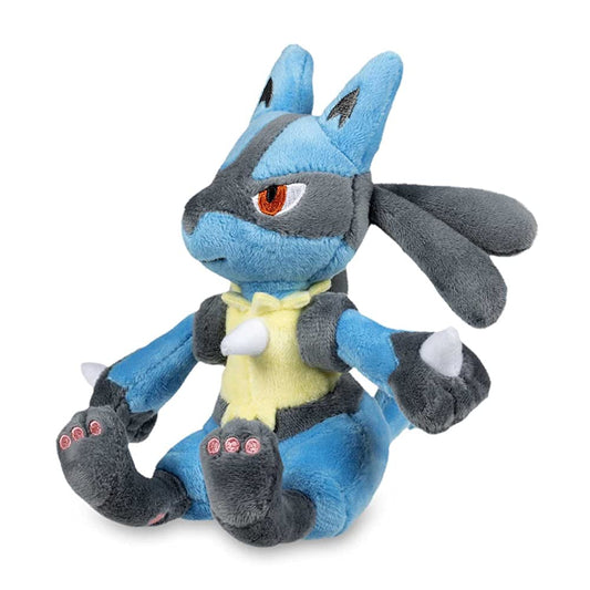 Pokemon Center: Lucario Sitting Cuties Plush, 6 Inch
