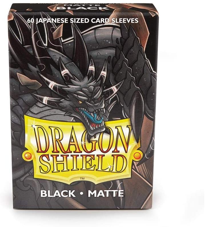 Dragon Shield 60ct Japanese Mini Card Sleeves - Matte Black