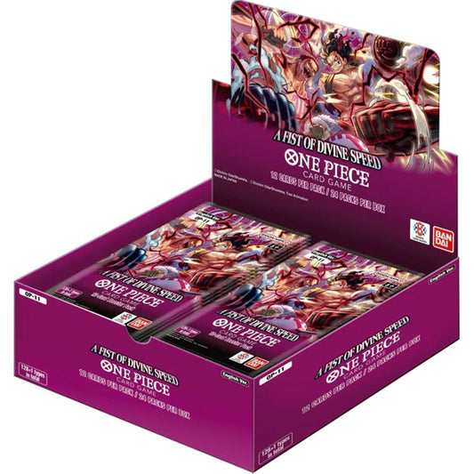 One Piece TCG A Fist of Divine Speed Booster Box (OP-11) - 24 Packs - Presale Ships 06/06/2025