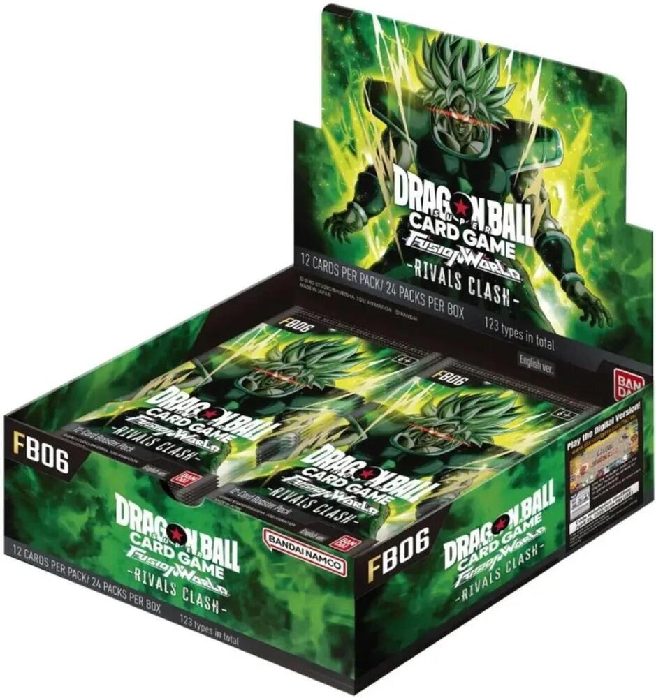Dragon Ball Super TCG: Fusion World 06 Rivals Clash Booster Box (FB06 ...