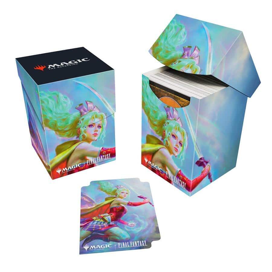 Ultra Pro - Final Fantasy x Universes Beyond Terra, Herald of Hope (Commander) 100+ Deck Box for Magic: The Gathering | Trading Card Accessories, Collectible Card Game Gear, Fantasy Gaming Supplies