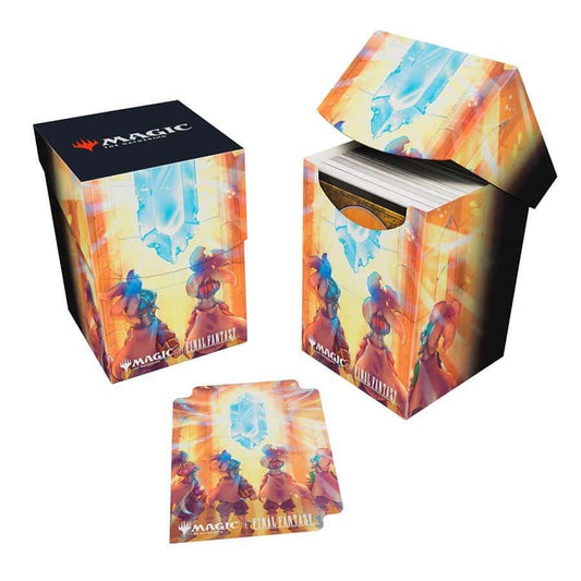Ultra Pro - Final Fantasy x Universes Beyond Crystal's Chosen 100+ Deck Box for Magic: The Gathering | Trading Card Accessories, Collectible Card Game Gear, Fantasy Gaming Supplies