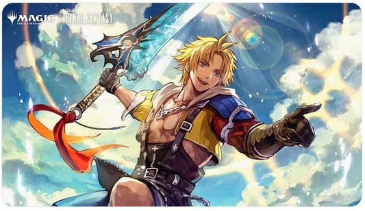 Ultra PRO - Final Fantasy x Universes Beyond Tidus (Commander) Playmat for Magic: The Gathering | Card Game Playmat, Final Fantasy Collectibles, Desk Mat Mousepad
