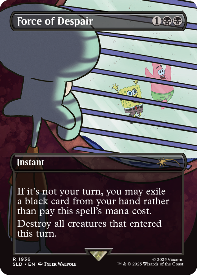 Magic the Gathering Secret Lair x SpongeBob SquarePants: Internet Sensation (Foil)