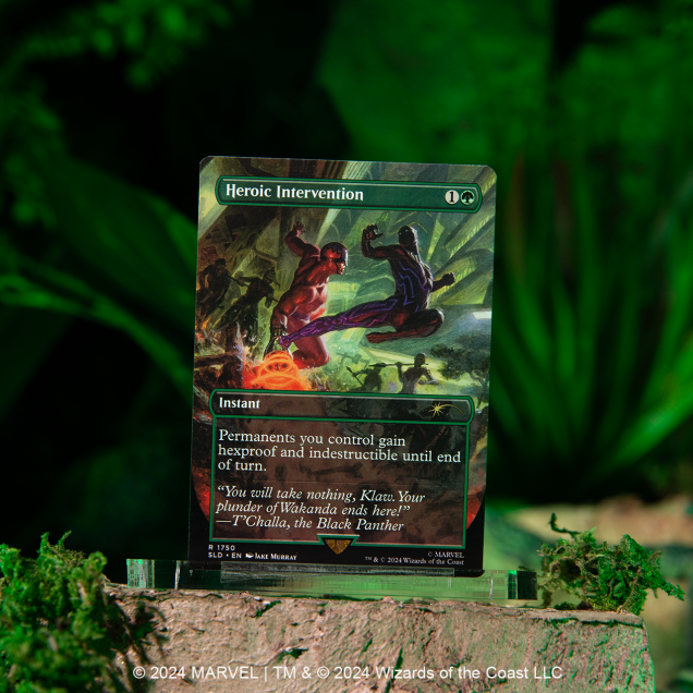 Magic the Gathering Secret Lair x Marvel's Black Panther - Rainbow Foil Edition