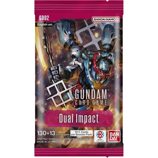 Gundam Card Game Booster Pack - Dual Impact (GD02) (English) - 12 Cards