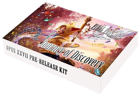Final Fantasy TCG Set 27 Journey Of Discovery Prerelease Kit - 6 Packs, Promo Card, Exclusive Sleeves