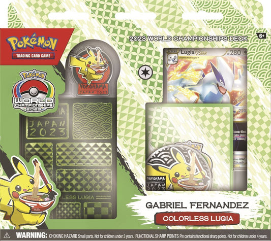 POKEMON TCG: 2023 WORLD CHAMPIONSHIP DECK: GABRIEL FERNANDEZ - COLORLESS LUGIA