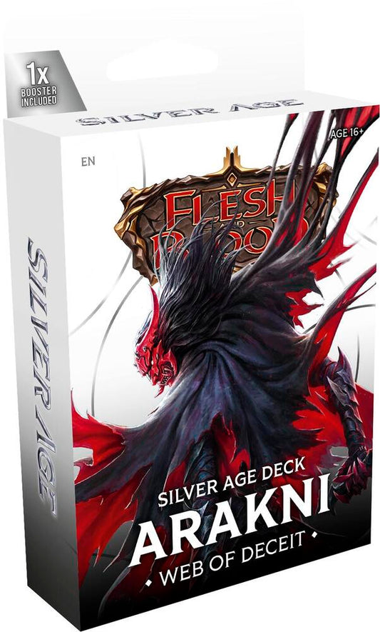 Flesh & Blood TCG Silver Age Chapter 2 Deck - Arakni, Web of Deceit (Chaos Assassin) - 60 Cards