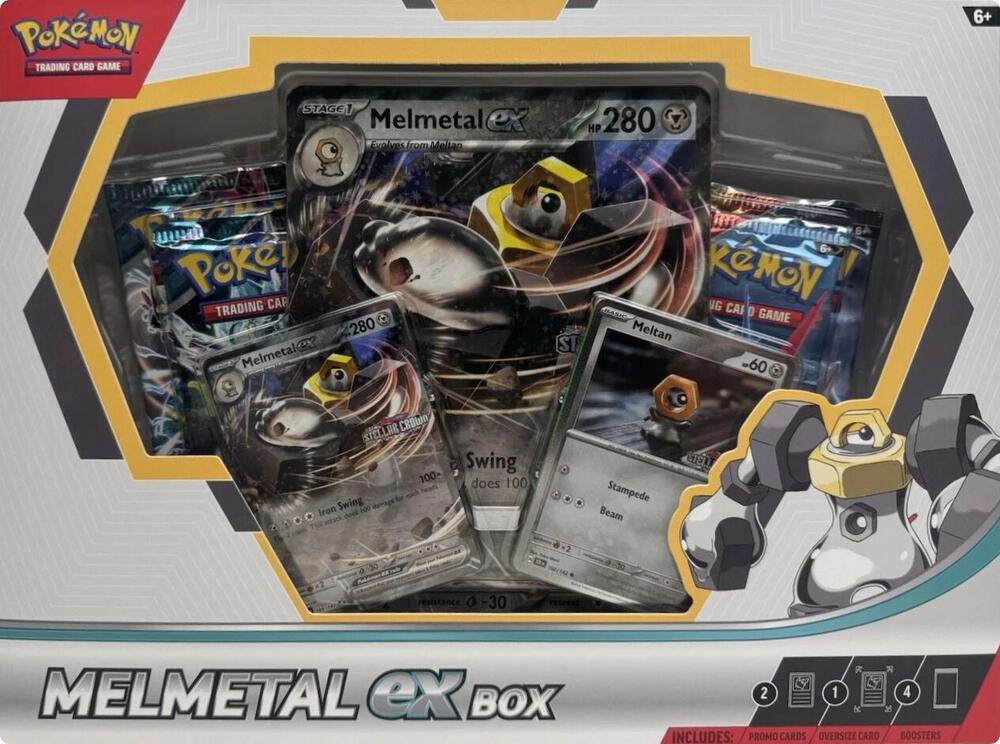 Pokemon TCG: Melmetal ex Box - 4 Packs, Promos