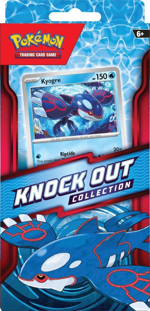 Pokemon TCG 2026 Knock Out Collection (Kyogre or Suicune) - 2 Packs