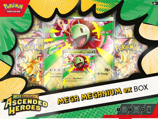 Pokemon TCG: Mega Evolution - Ascended Heroes Mega Meganium ex Box