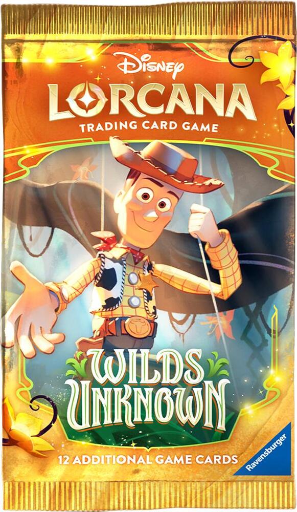 Ravensburger Disney Lorcana TCG: Wilds Unknown Booster Pack - 12 Cards