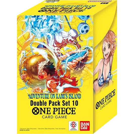 One Piece TCG: Double Pack Set Vol. 10 (DP-10) - Adventure of Kami's Island (2 Packs)