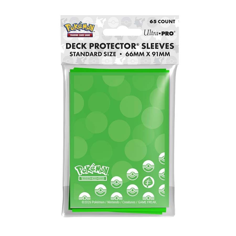 Ultra Pro: Pokemon - 65-Pack Deck Protector: Energy - Grass Type - Card Sleeves