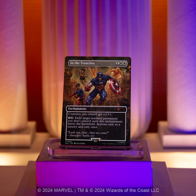 Magic the Gathering Secret Lair x Marvel's Captain America - Rainbow Foil Edition