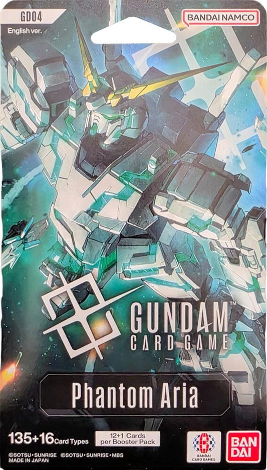 Bandai Gundam Card Game Phantom Aria GD04 Sleeved Booster Pack - 13 Cards