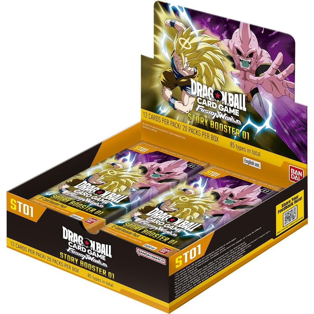 Dragon Ball Super CCG Fusion World Story Booster 01 (ST01) Booster Box - 20 Packs