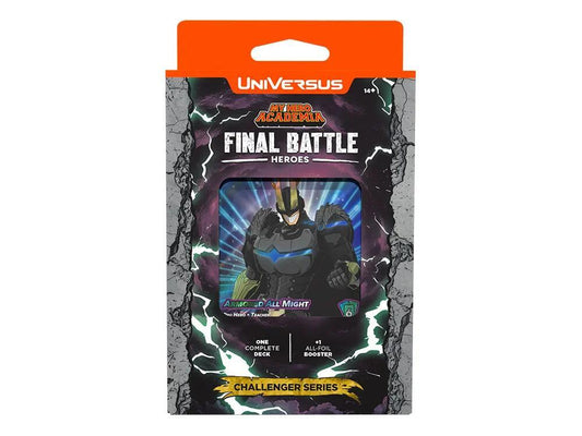 UniVersus Collectible Card Game | My Hero Academia Final Battle Heroes Challenger Series Deck | - Deku & All-Might Challenger Series | Includes Collector Booster Pack | Ages 14+