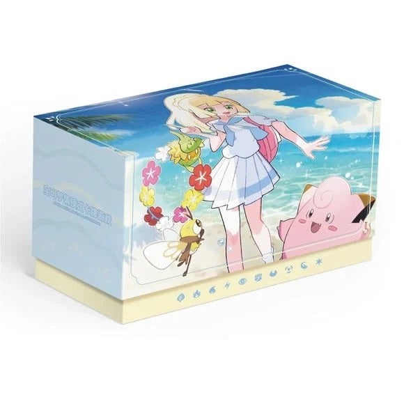 Pokémon TCG Chasing Glory Together Lillie Battle Set Gift Box - Simplified Chinese - 6 Jumbo Booster Packs, 64 Sleeves & Accessories