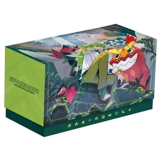 Pokémon TCG Chasing Glory Together N Battle Set Gift Box - Simplified Chinese - 6 Jumbo Booster Packs, 64 Sleeves & Accessories