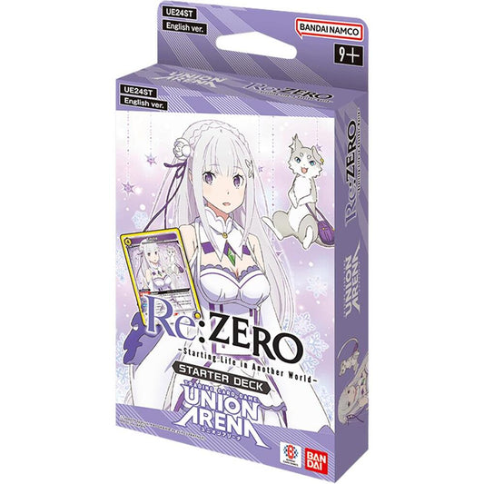 Union Arena CCG: Re:ZERO Starting Life in Another World Starter Deck (UE24ST) - 50 cards - Presale Ships 09/18/2026