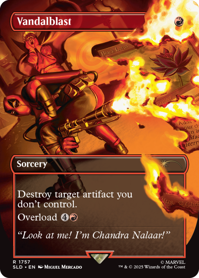 Magic the Gathering Secret Lair x Marvel's Deadpool (Foil)