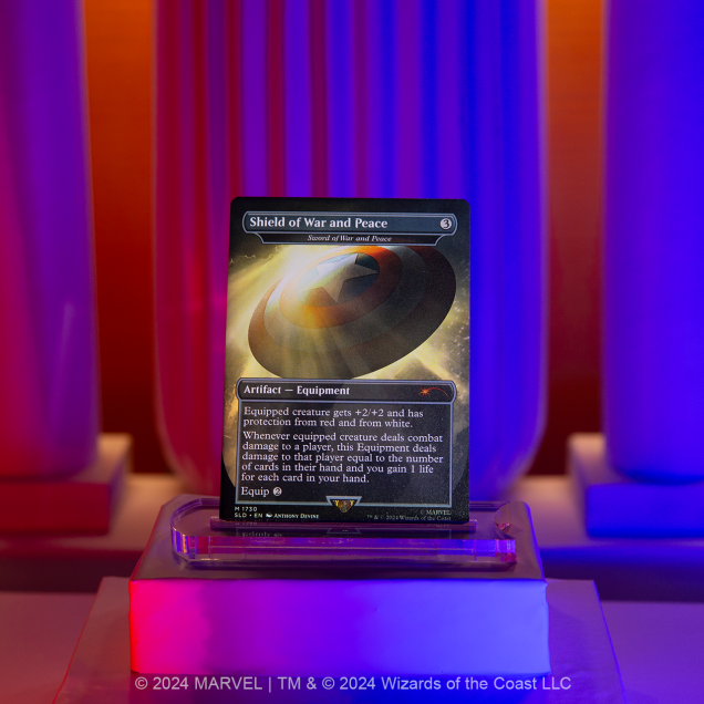 Magic the Gathering Secret Lair x Marvel's Captain America - Rainbow Foil Edition