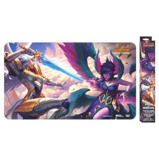 UVS Games Riftbound: League of Legends TCG Vendetta Kayle vs. Morgana Neoprene Playmat, 24 x 14 Inches