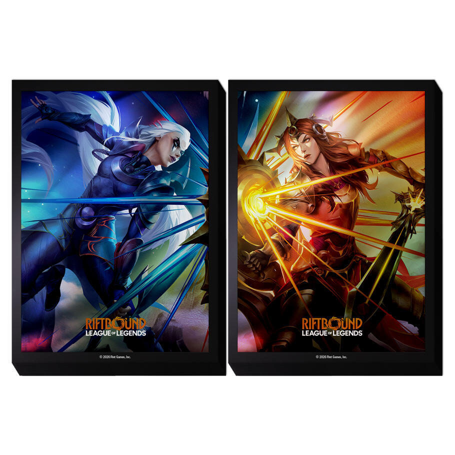 UVS Games Riftbound: League of Legends TCG Vendetta Diana vs. Leona Art Card Sleeves, 100 Count