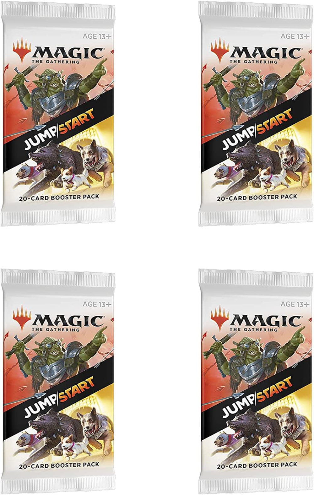 4 Packs Magic: The Gathering Draft Booster Pack Lot MTG Jumpstart