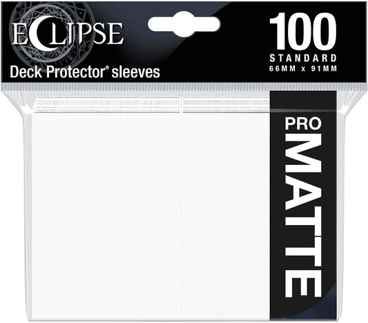 Ultra Pro Sleeves: Eclipse Matte - Arctic White 100ct.