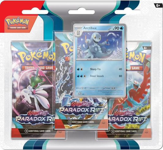 Pokemon TCG SV4 Paradox Rift 3 Packs Blister