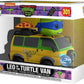 Funko Pop Ride SUPDLX! Movie: Teenage Mutant Ninja Turtle - Leonardo in Van (Exc), Collectable Vinyl Figure