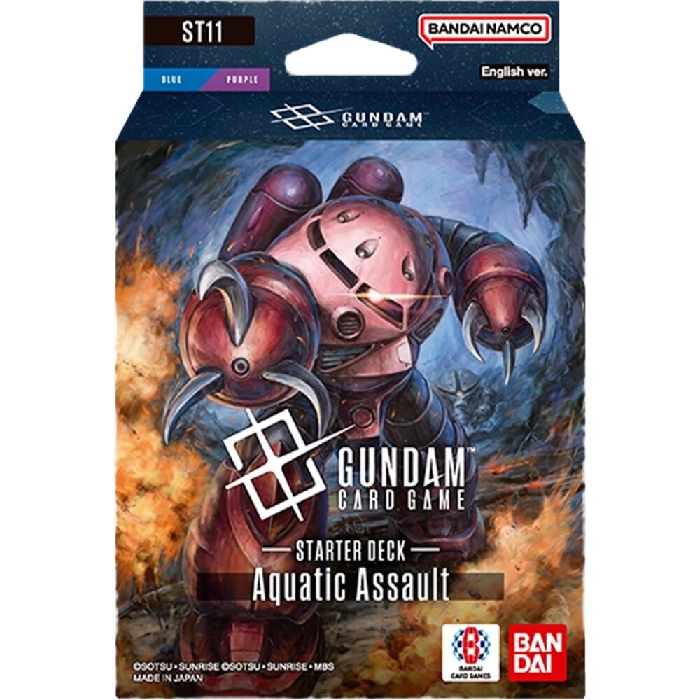 Gundam Card Game Starter Deck - Aquatic Assault (ST11) - 50 Cards