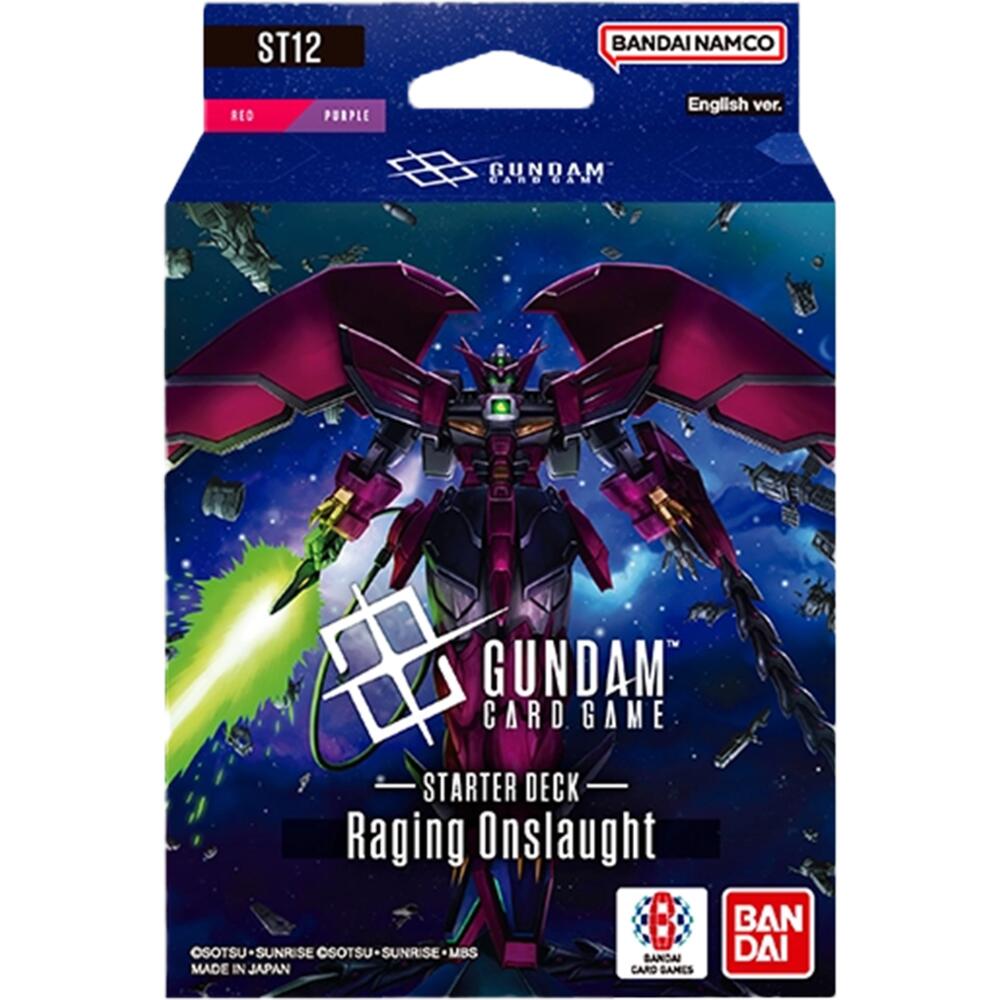 Gundam Card Game Starter Deck - Raging Onslaught (ST12) - 50 Cards