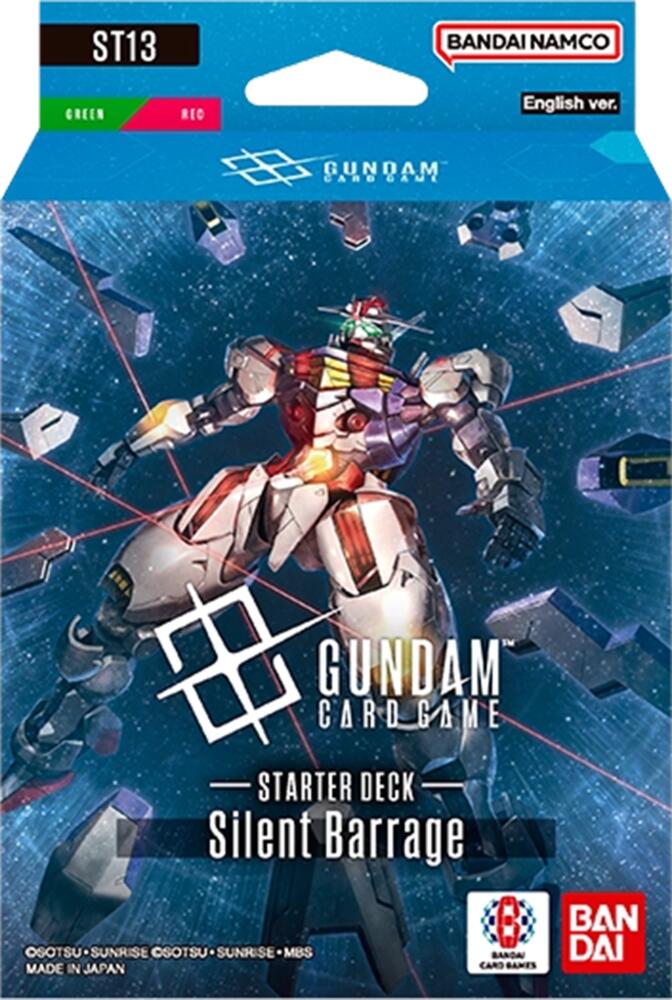 Gundam Card Game Starter Deck - Silent Barrage (ST13) - 50 Cards