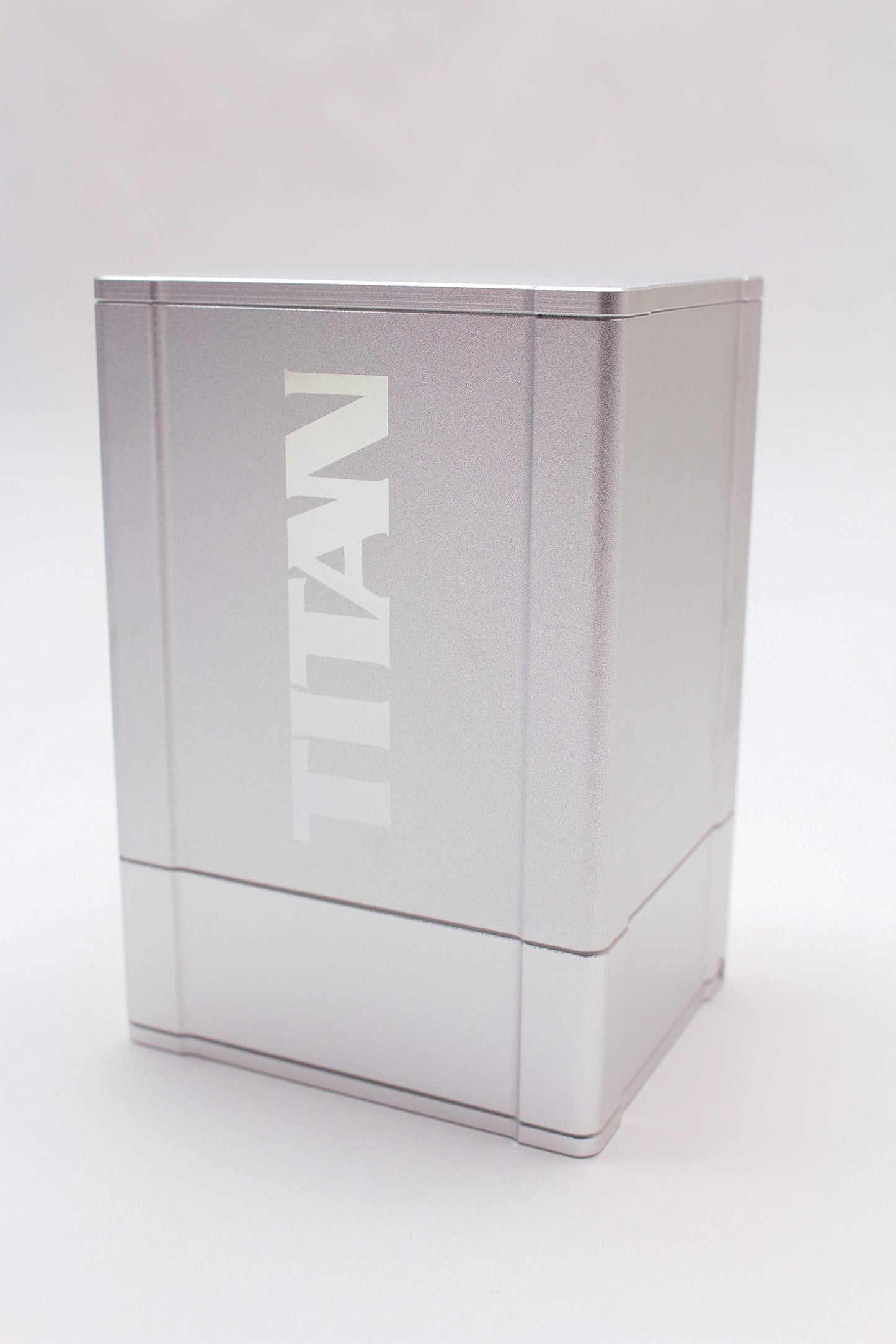 Silver Satin Titan Solid Box Gods Premium High Strength Deck Box Case Protector