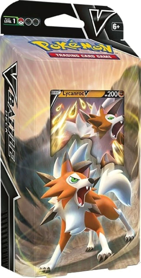 Pokemon Crashing Fangs Lycanroc V Battle Deck