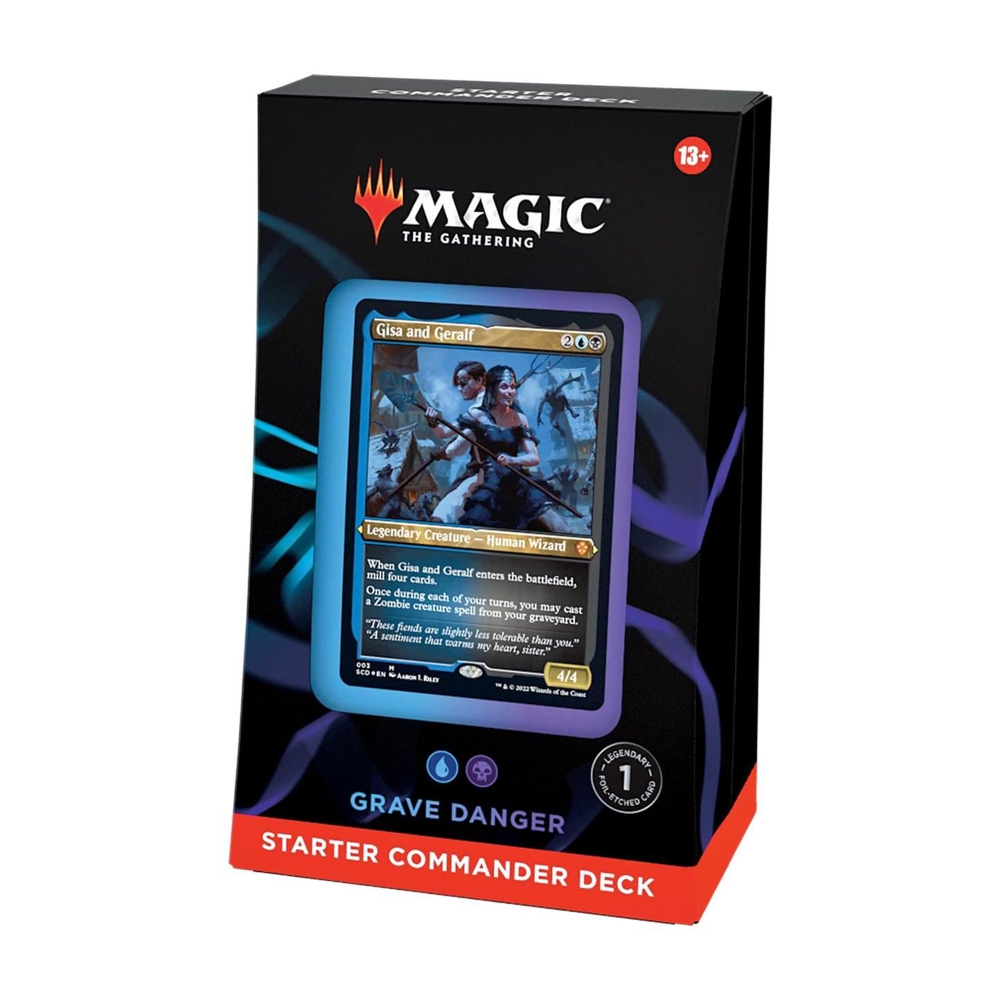 Magic: The Gathering Starter Commander Deck – Grave Danger (Blue-Black)